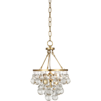 Bling Pendant Polished Nickel/Antique Brass