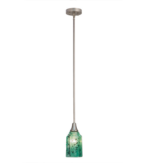 4"Sq Metro Fusion Seaglass Draped Pendant by Meyda Lighting