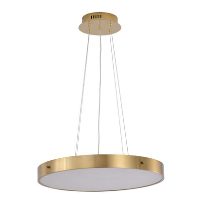 LED Chandelier With A Clear Acrylic Beaded Diffuser