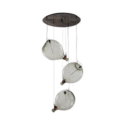 40" Wide Euri Tanta Pouring 3 LT Cascading Pendant