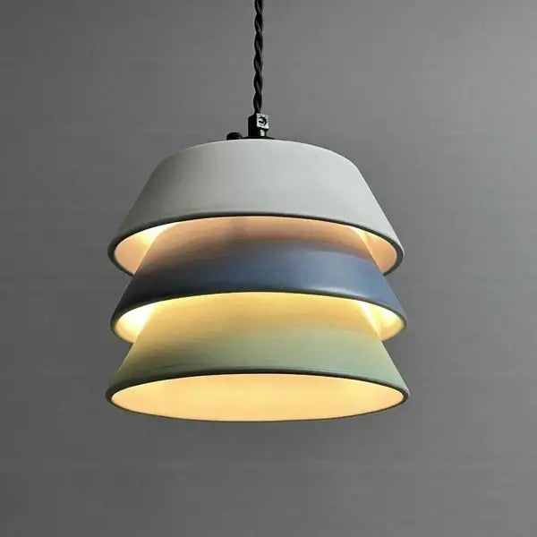 Ceramic Pendant Light - Front view