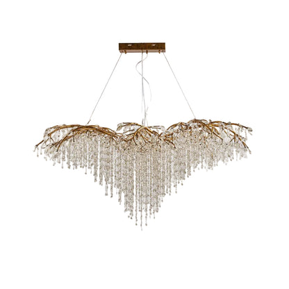 Antique Silver Branch Chandelier