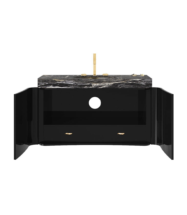 Baraka Single Wall Mounted Bathroom Vanity