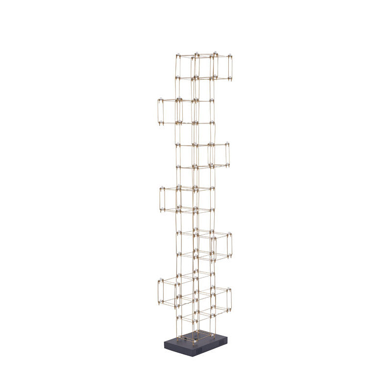 Gold LED Floor Lamp