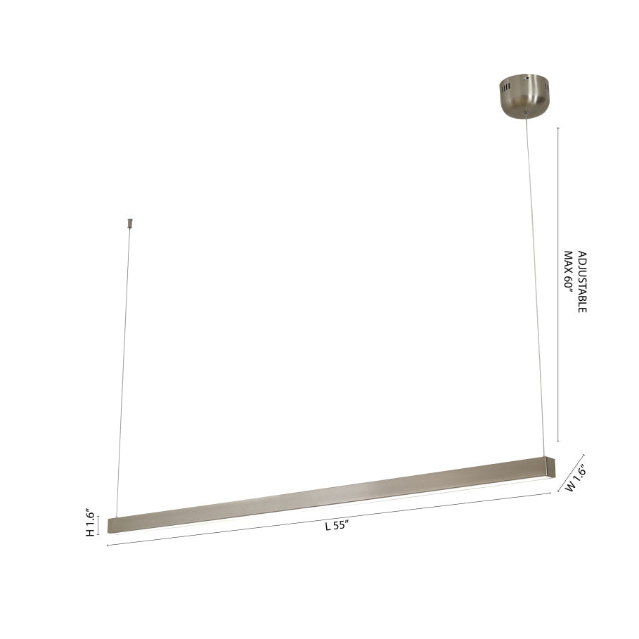 Modern Linear Stick LED Chandeliers