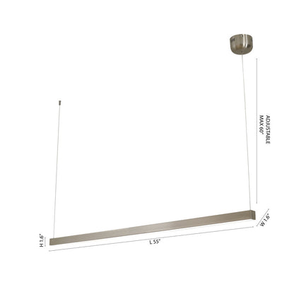 Modern Linear Stick LED Chandeliers