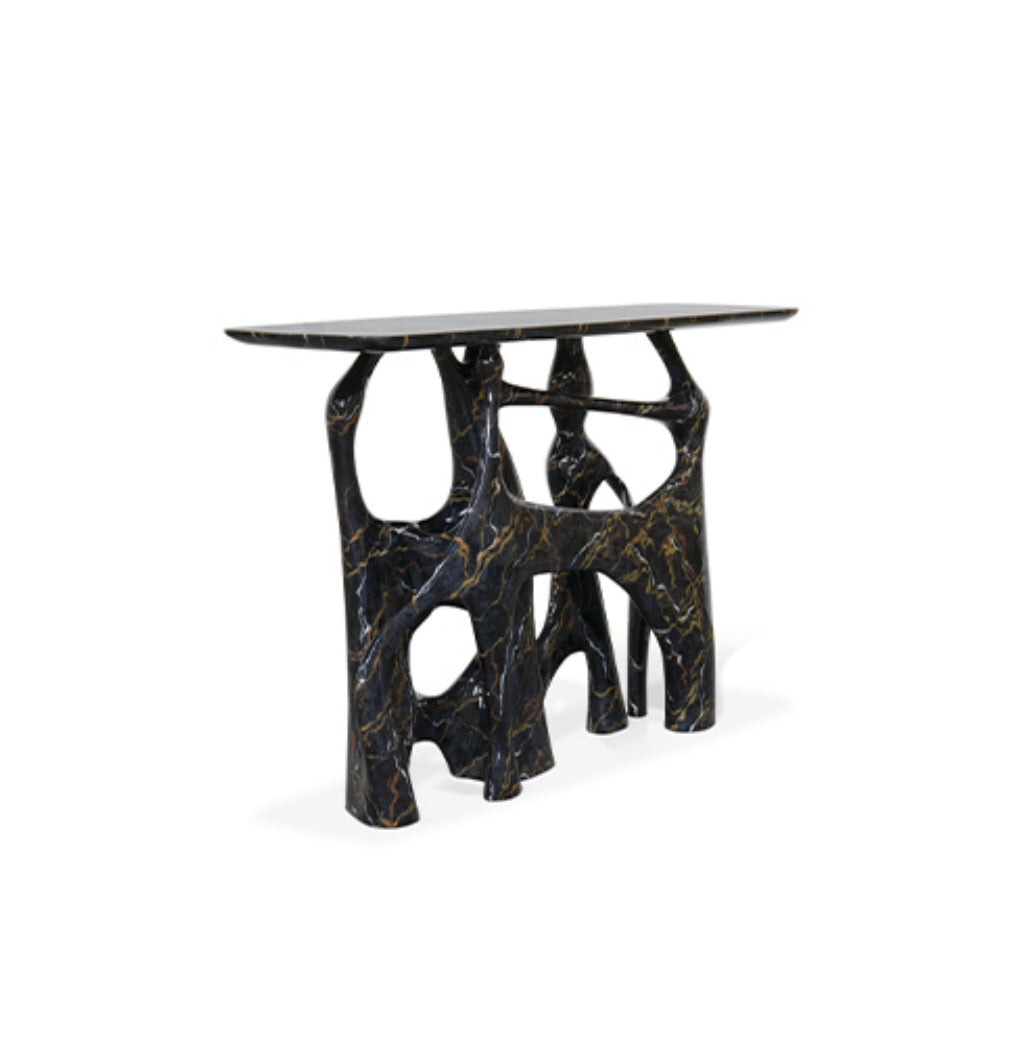 Bastei Faux Marble Console