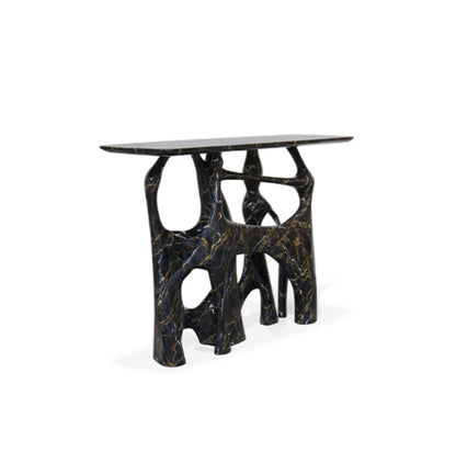 Bastei Faux Marble Console
