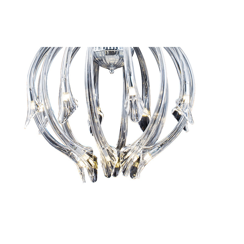 Hand Blown Glass Chandelier