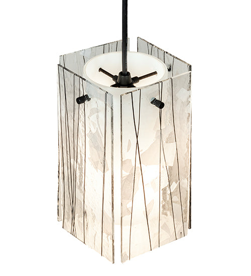 5" Square Metro Fusion Branches Quadrato Mini Pendant by Meyda Lighting