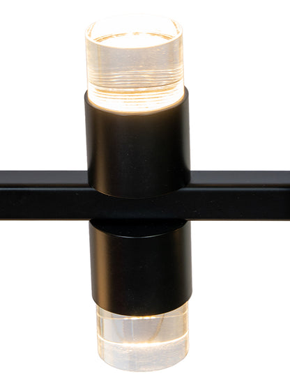 Metal & Glass LED Chandelier