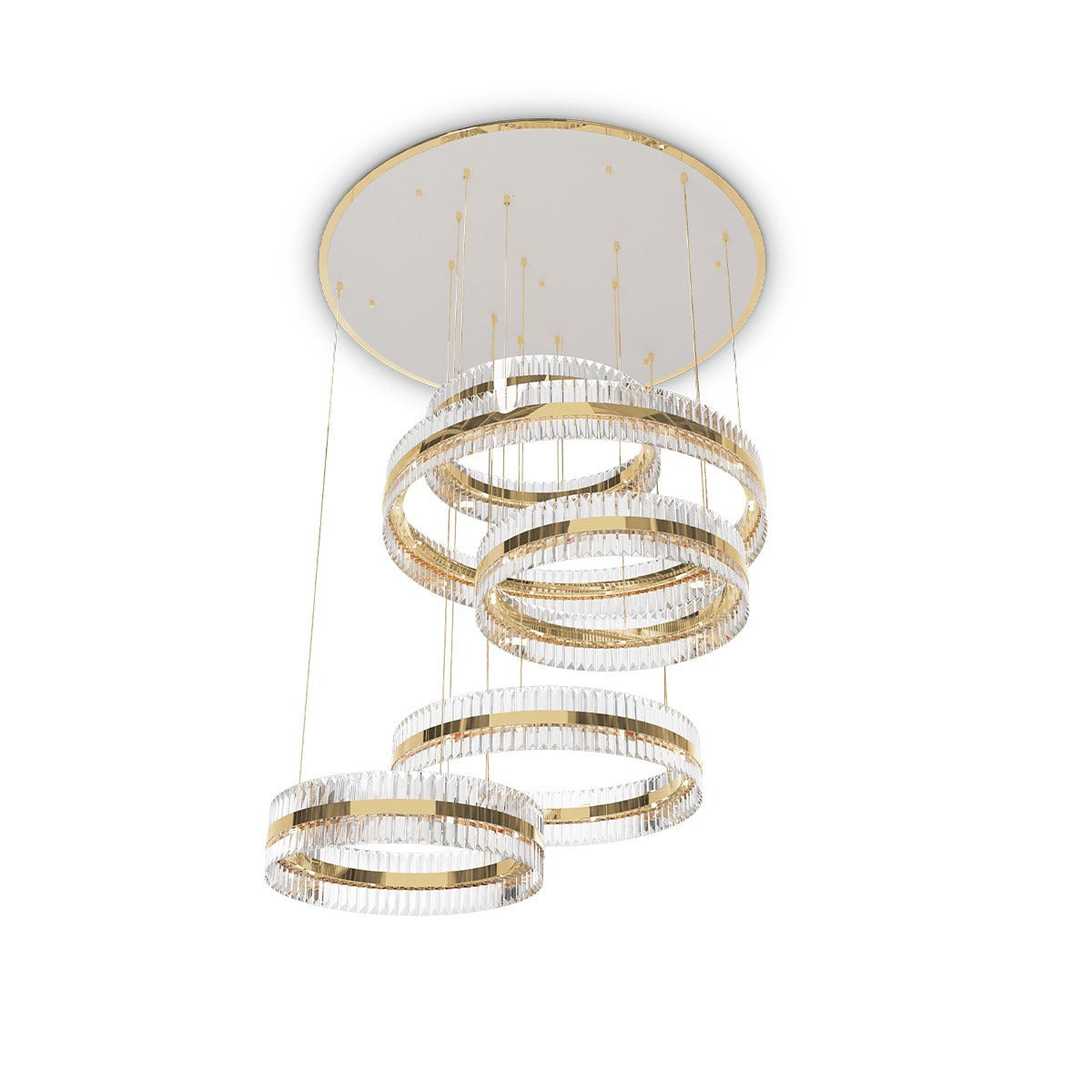 Liberty Slim Chandelier by Luxxu
