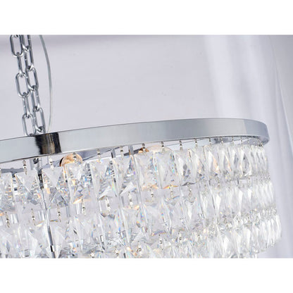 Seven-Tier Chandelier with Crystals