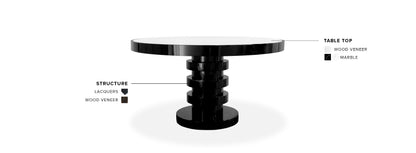 Shinto Round Dining Table