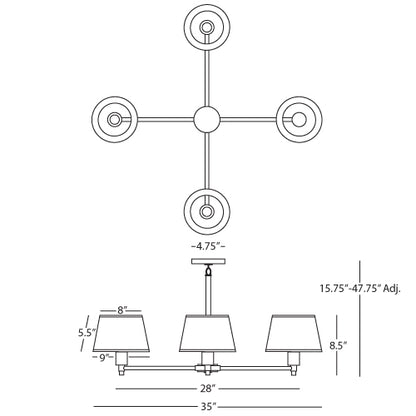 Real Simple Chandelier