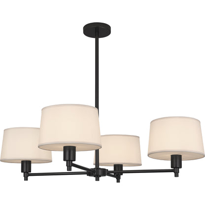 Real Simple Chandelier in Matte Black
