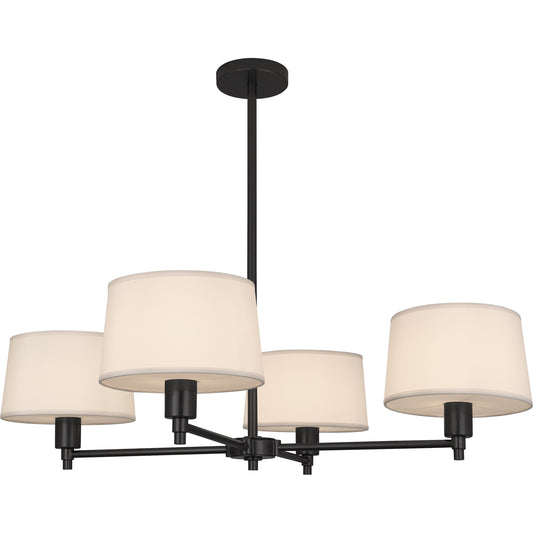Real Simple Chandelier in Matte Black