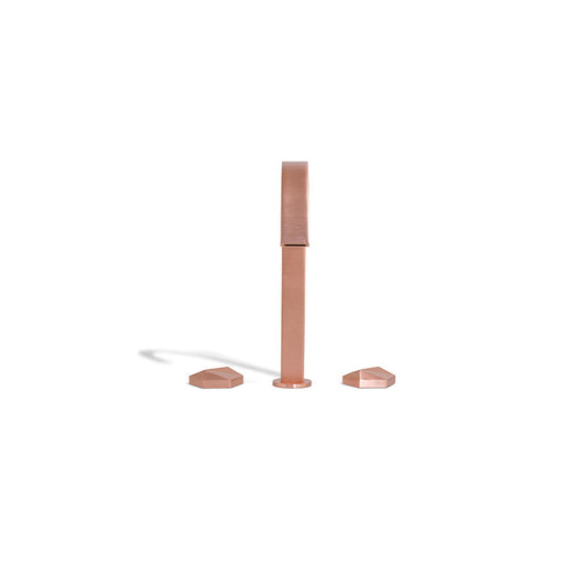 Diamond Brass Three Hole Mixer Tap
