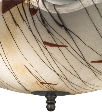 25" Wide Metro Fusion Ramoscelli Flushmount by Meyda Lighting