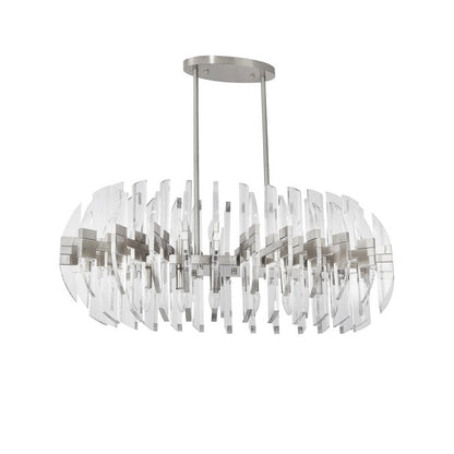 Copper Frame Oval Shape Chandelier