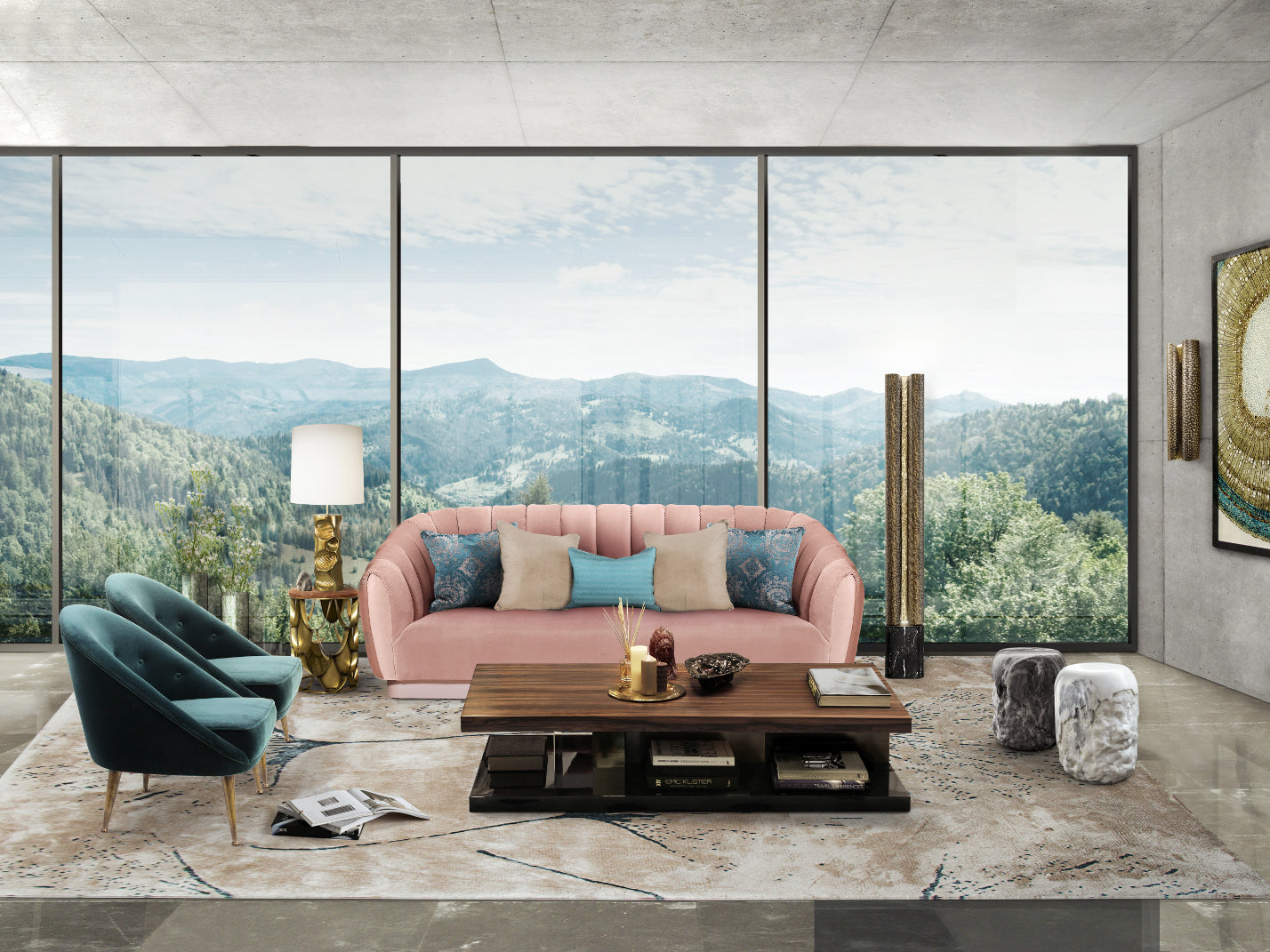 Vellum Floor Lamp by Brabbu