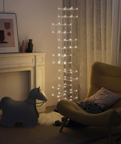 Gold LED Floor Lamp
