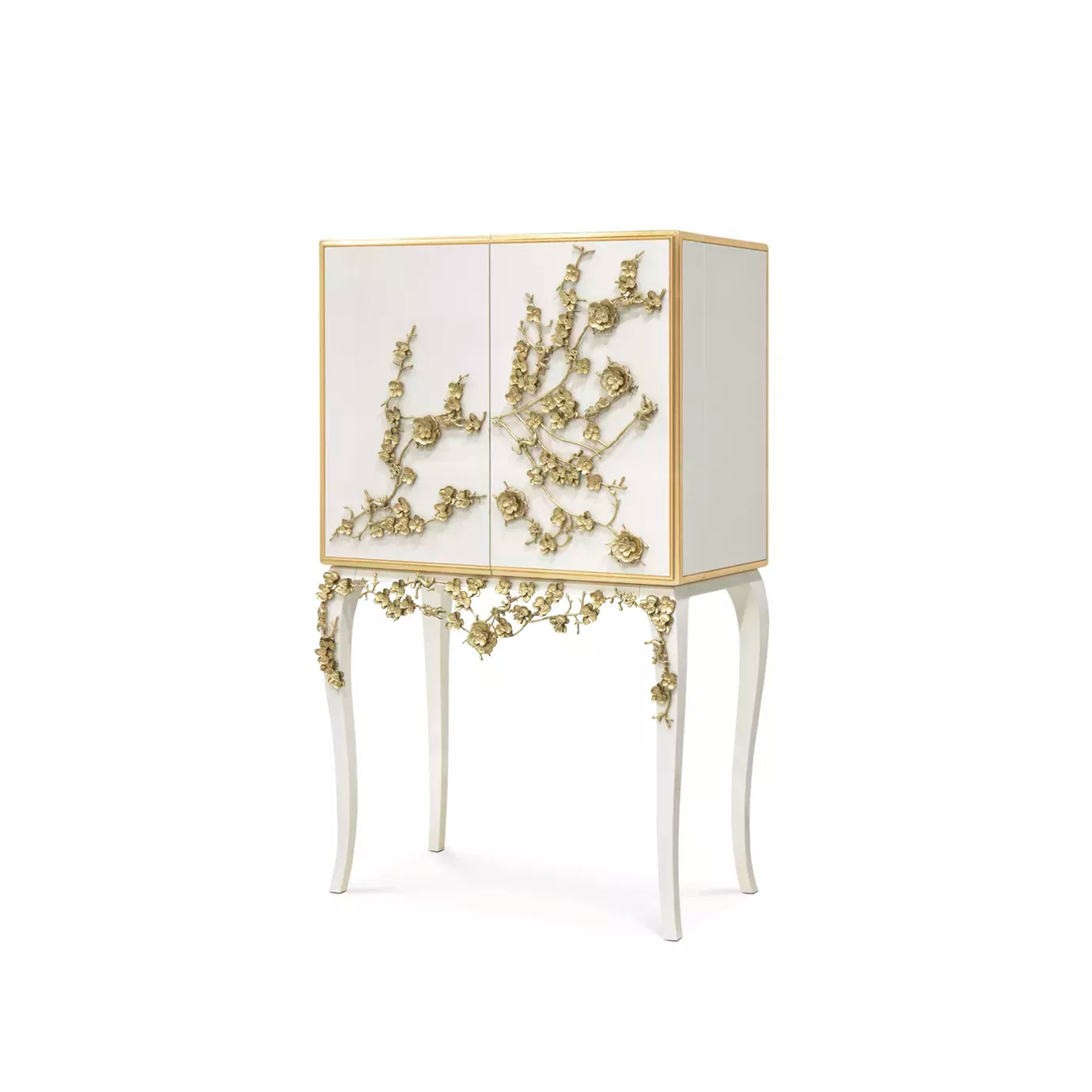 Spellbound Aged Mirror Bar Cabinet