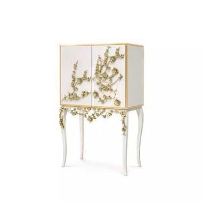 Spellbound Aged Mirror Bar Cabinet