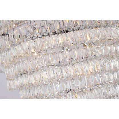 Seven-Tier Chandelier with Crystals