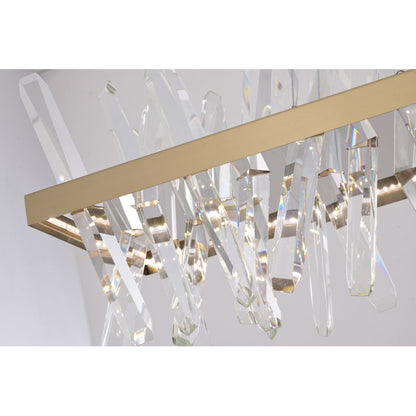 Gold LED Crystal Chandelier