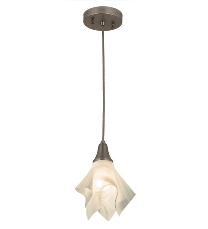 Blanco Swirl Handkerchief Pendant | Brushed Nickel Finish by Meyda Lighting