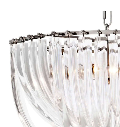 Chandelier Murano 19.5" dia x 13" H - Close view