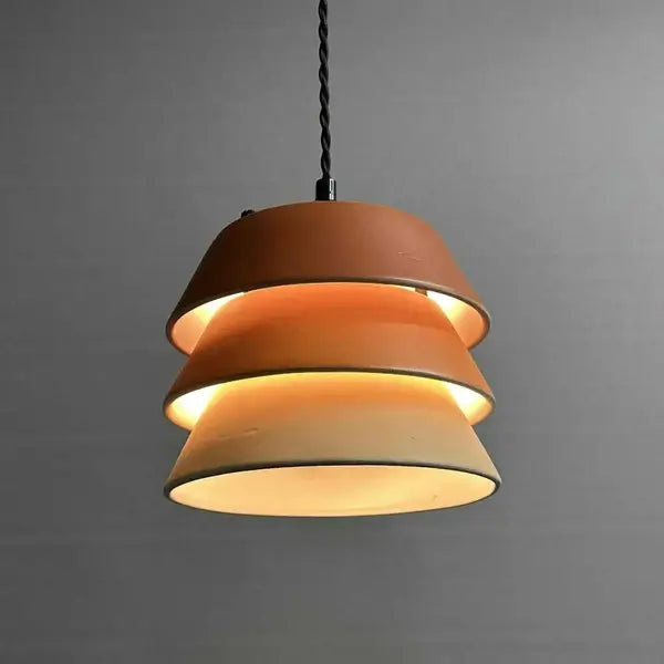 Ceramic Pendant Light - Front view