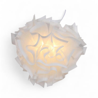 White Acrylic Flower Chandelier