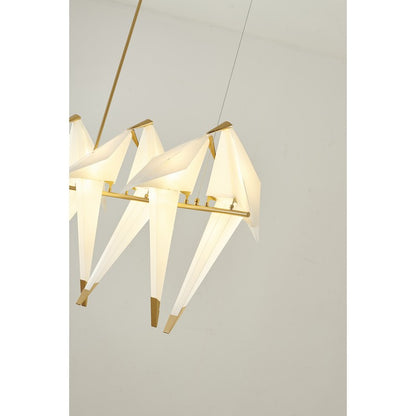 White Bird LED Chandelier