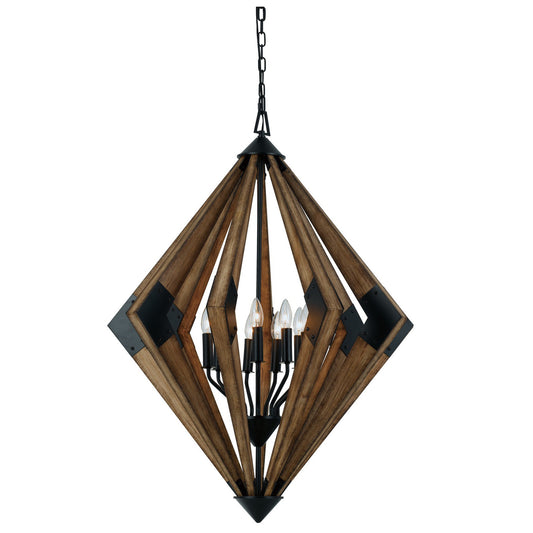 Arezzo Wood Chandelier