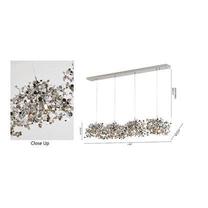 Island Light with Sparkle Confetti Pendants