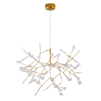 LED Petal Chandelier With Frosted Acrylic Diffusers