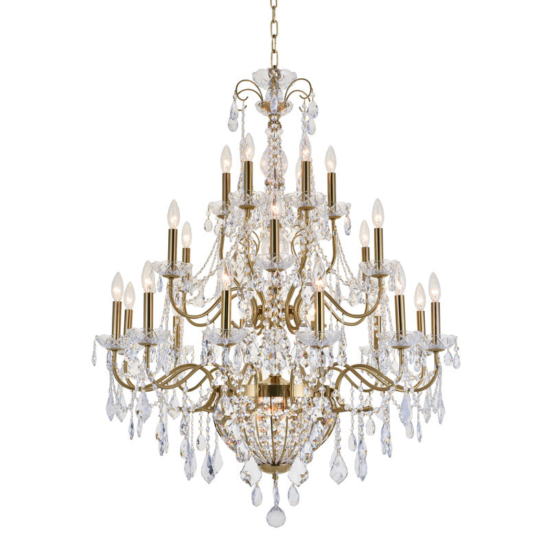Copper 3-Tier Chandelier