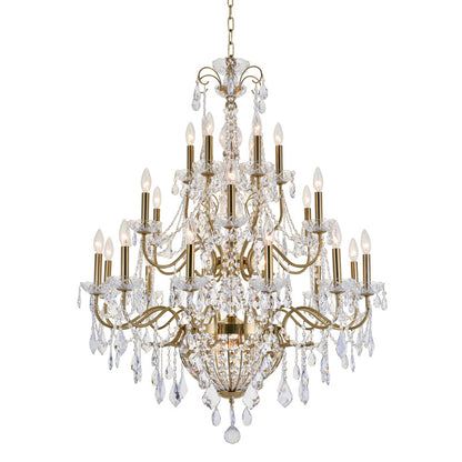 Copper 3-Tier Chandelier