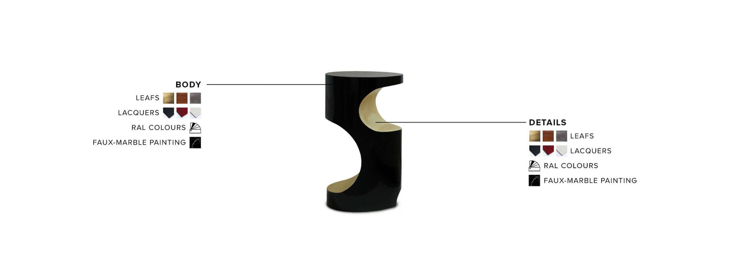 Bryce Side Table by Brabbu