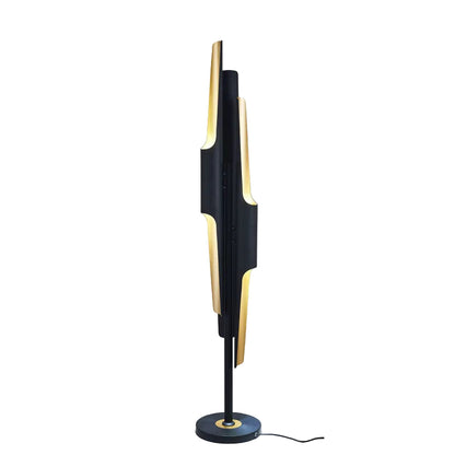 Matte Black Iron Aluminum Floor Lamp