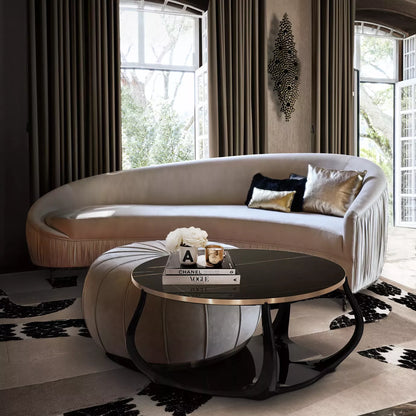 Embrace Sahara Noir Marble Coffee Table