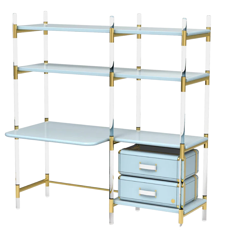 Puzzled Bookcase/Desk