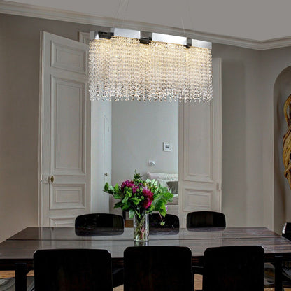 Modern Chrome LED Chandelier