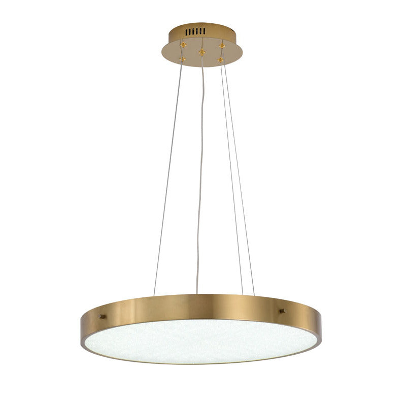 LED Chandelier With A Clear Acrylic Beaded Diffuser