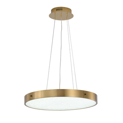 LED Chandelier With A Clear Acrylic Beaded Diffuser