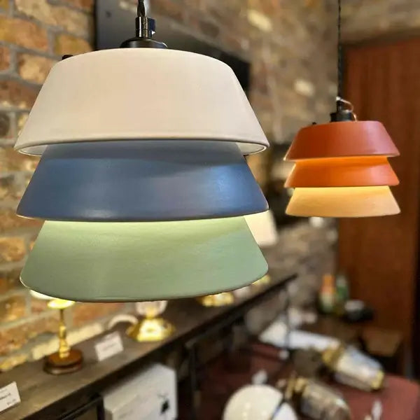 Ceramic Pendant Light - Close view