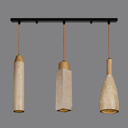 Natural Travertine Pendant Light