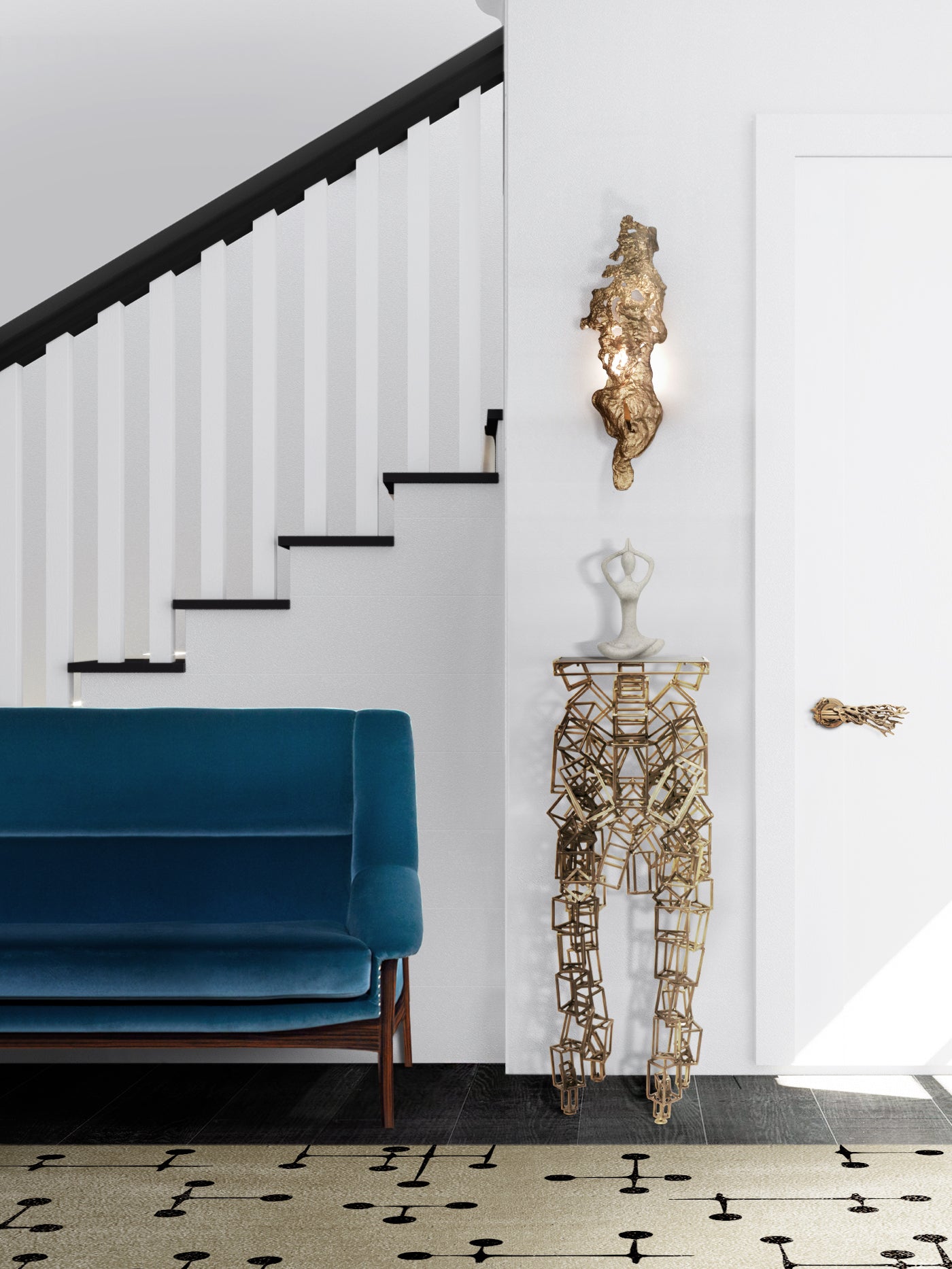 Cay Wall Lamp by Brabbu
